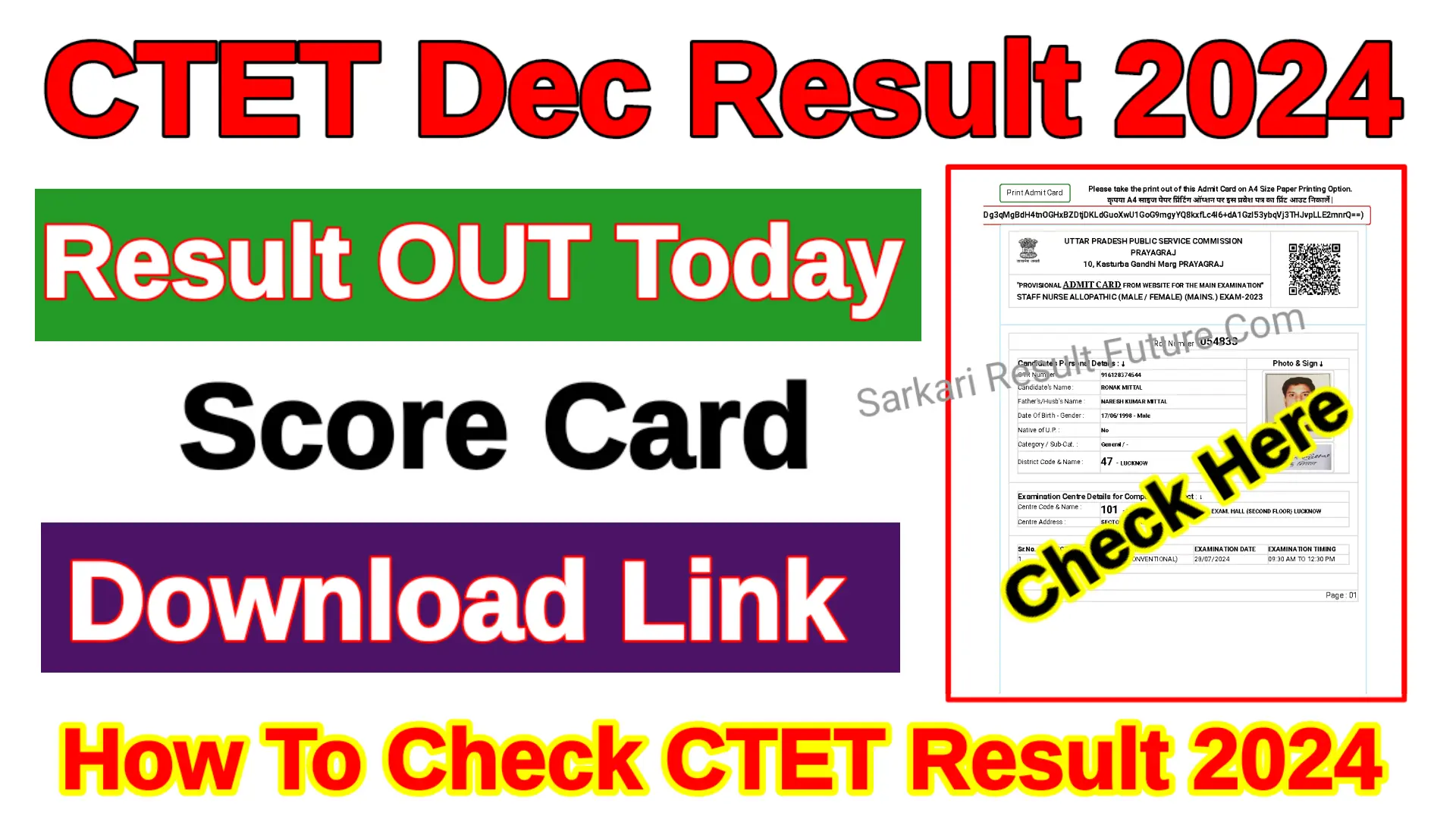 CTET Result December 2024