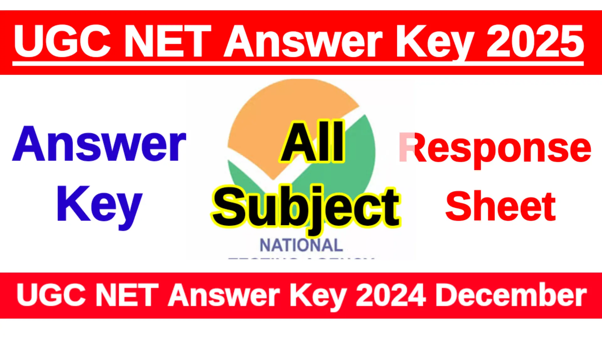 UGC NET Answer Key 2025