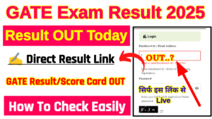 GATE Result 2025