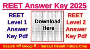 REET Answer Key 2025