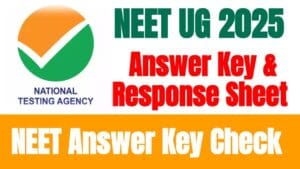 NEET Answer Key 2025, Check Now