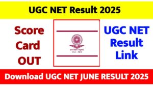 UGC NET Result 2025