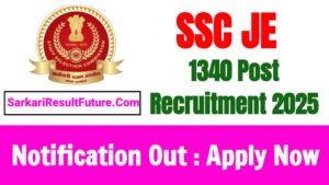 SSC JE Recruitment 2025