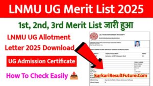 LNMU UG Merit List 2025