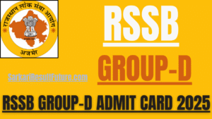 RSSB Group D Admit Card 2025