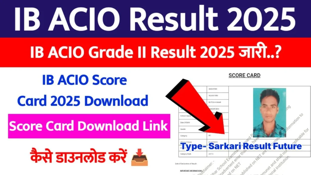 IB ACIO Result 2025