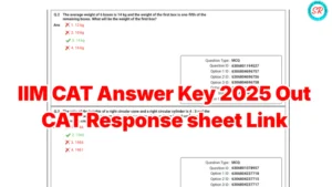 CAT Answer Key 2025