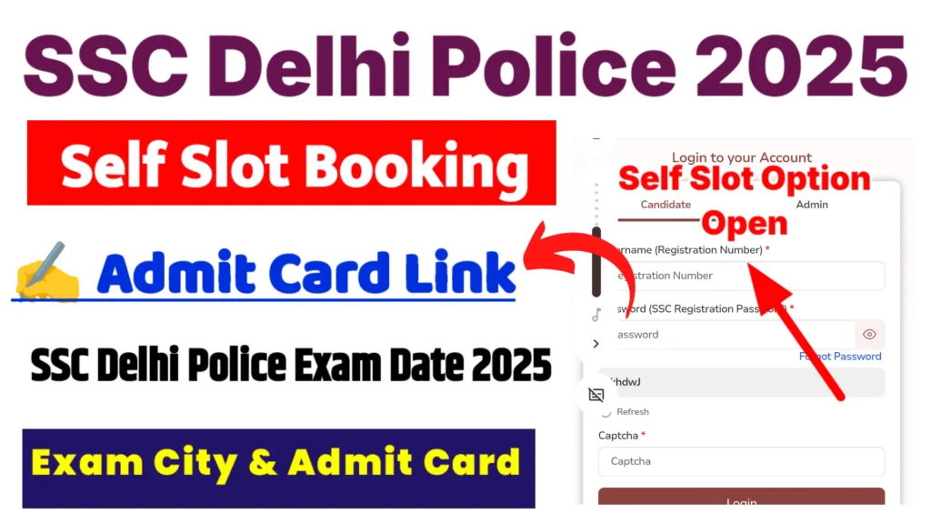 SSC Delhi Police Admit Card 2025