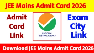 JEE Mains Admit Card 2026