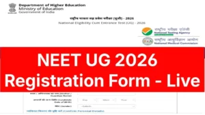 NTA NEET UG 2026 Registration
