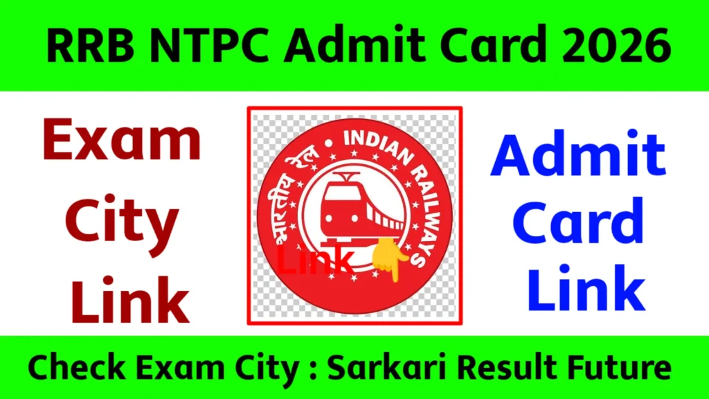 RRB NTPC Admit Card 2026